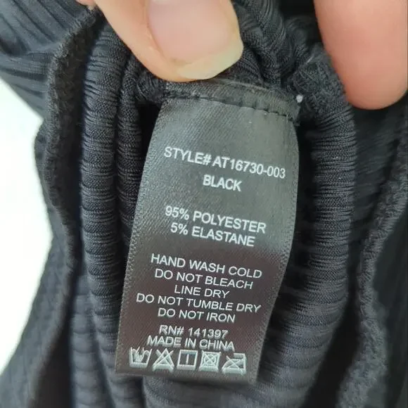 ASTR The Label Womens Bodysuit Rib Knit Sweetheart Neck Ruched Puff Sleeve Small - Picture 5 of 7